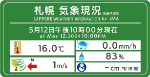 札幌の気象情報